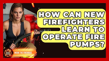 How Can New Firefighters Learn To Operate Fire Pumps? - Inside the Firehouse