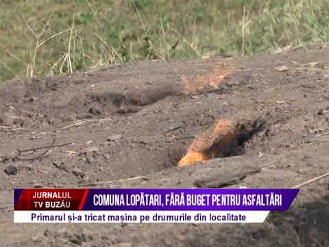 Comuna Lopatari, fara buget pentru asfaltari