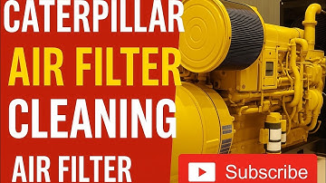 Caterpillar 3512 Generator | Air Filter Full Cleaning & Reinstallation | Real-Time Maintenance