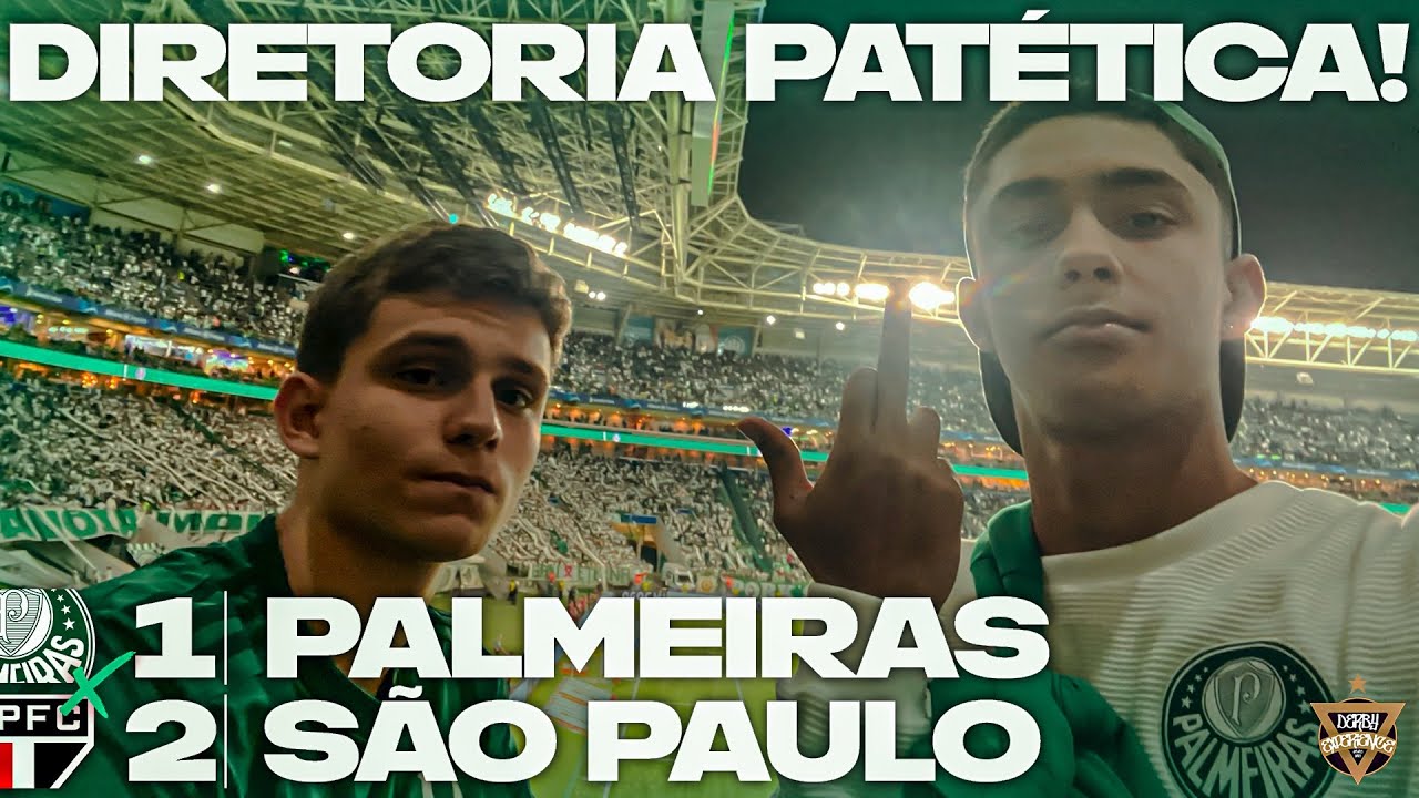 VEXAME EM CASA! PALMEIRAS 1 X 2 SÃO PAULO! QUARTAS DE FINAL (VOLTA ...