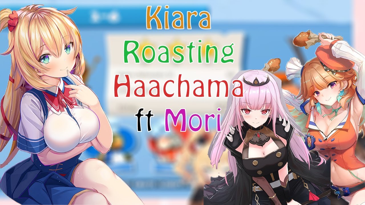 Haachama got roasted and fired by Kiara ft Mori, Collabo Hololive JP & EN (Overcooked2)