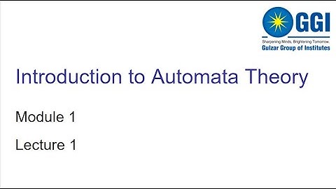 Module 1 - Automata Theory