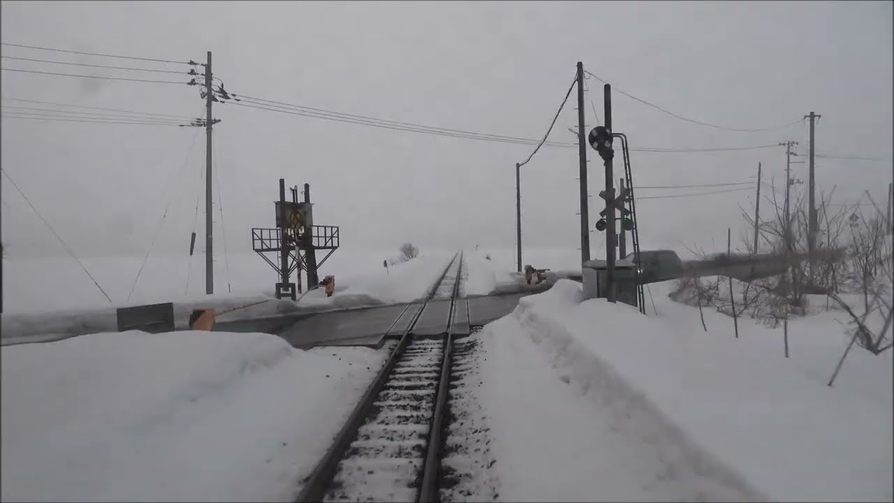 【前面展望動画】秋田内陸縦貫鉄道　2026除雪完了で運転再開初日　鷹巣→阿仁合