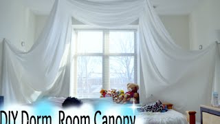 Diy: Dorm Room Canopy Tutorial