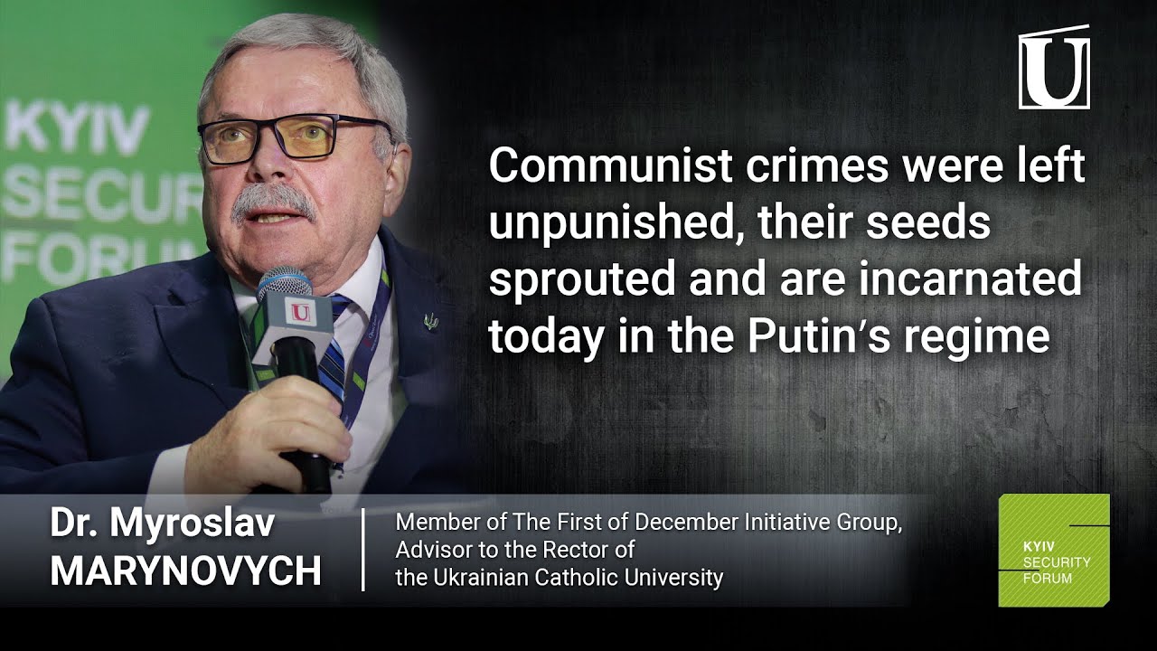 Communist crimes were left unpunished, their seeds sprouted and are incarnated today in the russia