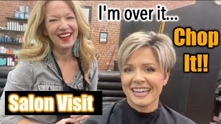 Salon Visit | The Grow Out Is Over!! New Pixie Cut & Highlights