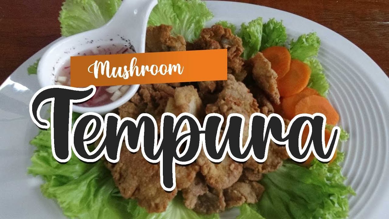 Mushroom Tempura Oyster Mushroom Processing YouTube