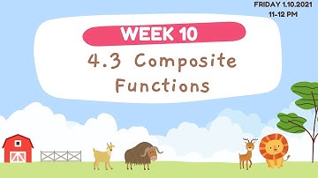 WEEK 10 : 4.3 COMPOSITE FUNCTION | DM015 2021/2022