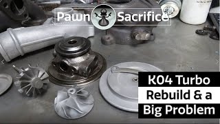 Porsche 924 S Turbo Build 31 - K04 Rebuild and a big problem