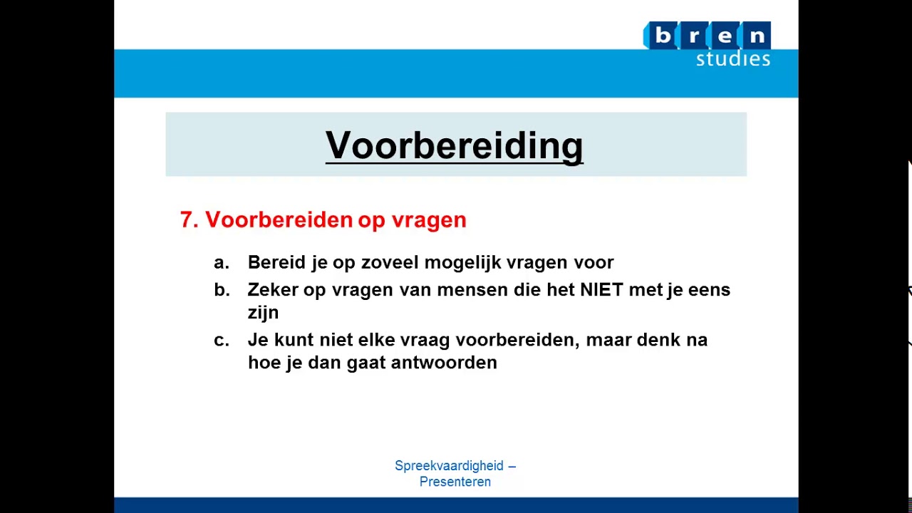 BRENles NL Spreekvdh Presenteren