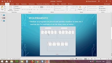 Operaciones con matrices Java visual - parte 1