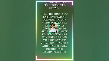 ¿Cuáles son las 7 preguntas de la entrevista?