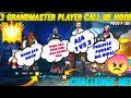 3Random Grandmaster Ultra pro Players call me nub🤬and i challange for a custom 1vs3|Garena Free Fire