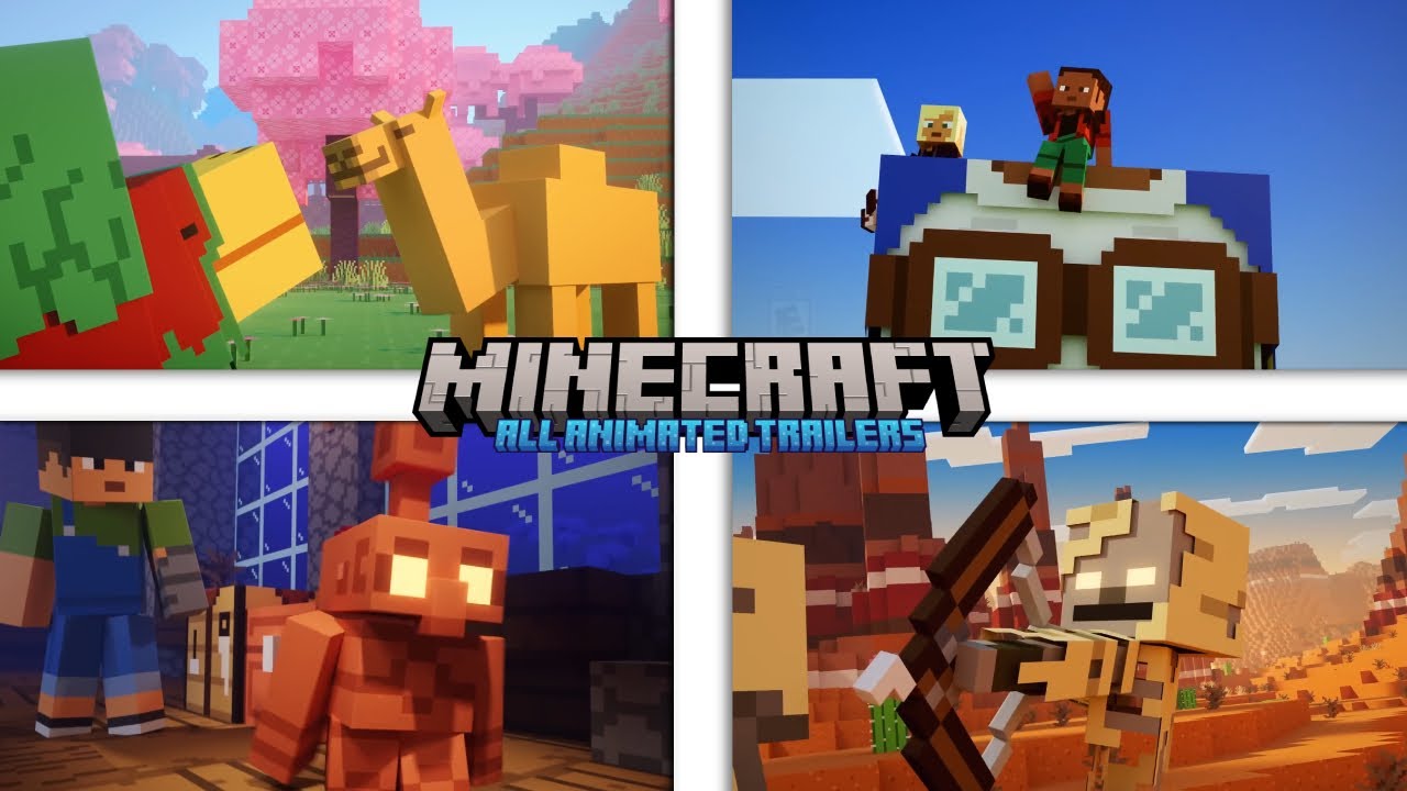 Evolution of Minecraft Animated Trailers 🌟 (2019-2026)