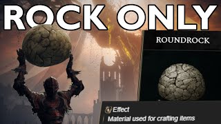 Can you beat Elden rings DLC with only materials? (ROUNDROCK ONLY)