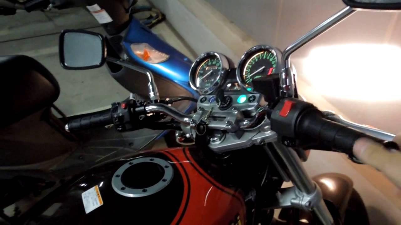 ゼファーxファイナル ノーマル 新車 エンジン始動と音 Youtube