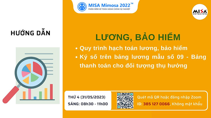 Cách hạch toán lương trên misa 2023 r10 năm 2024