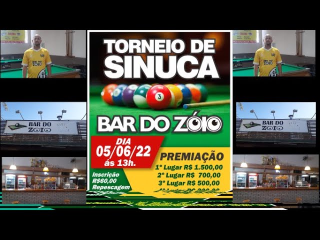 Bar do Ba promoverá em Goioerê Torneio de Sinuca neste feriado de