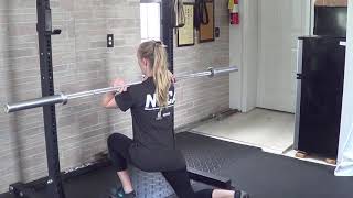 How to Front Loaded Reverse Lunge
