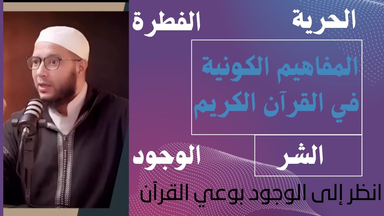 المفاهيم الكونية في القرآن الكريم  (كيف تنظر إلى الوجود بوعي القرآن الكريم)