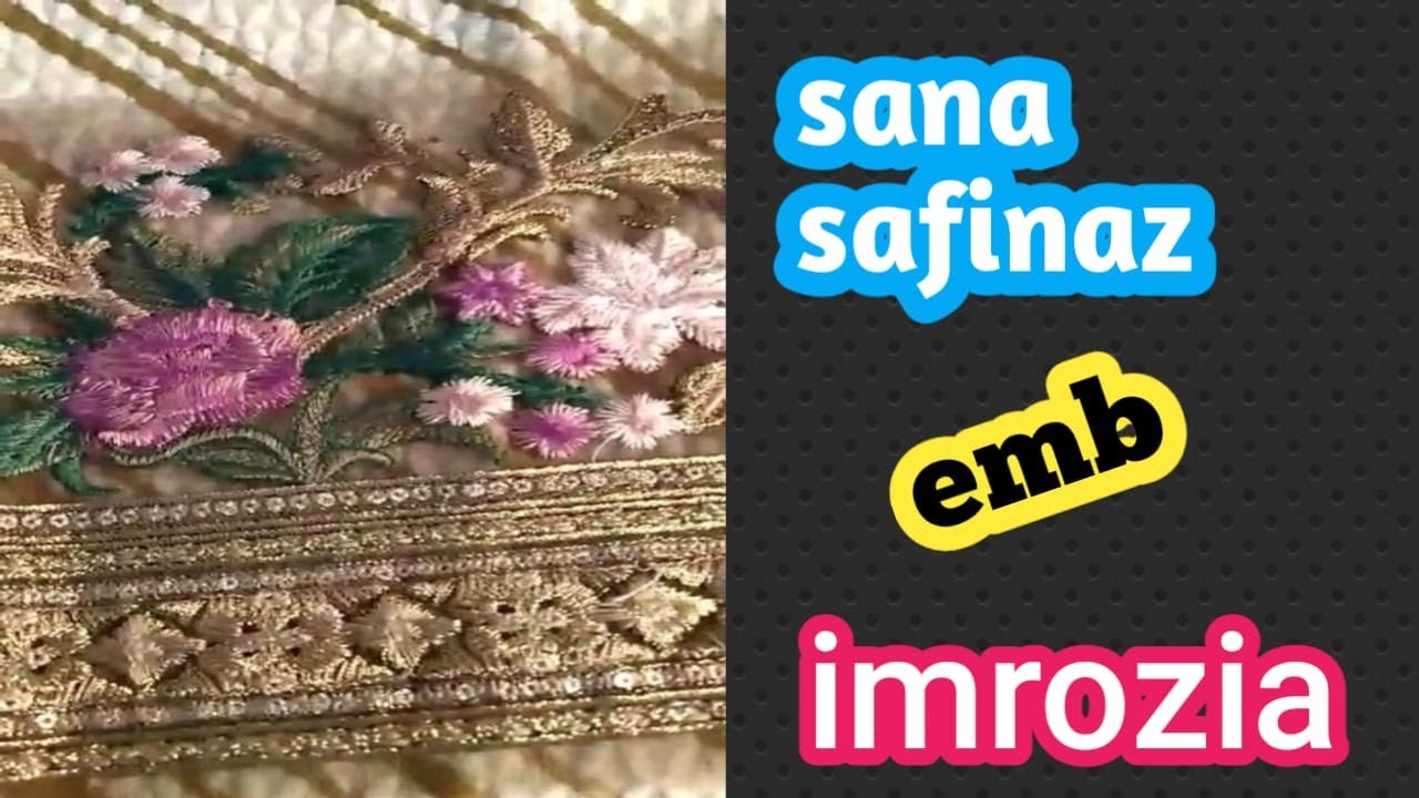 thread embroidered dress/semi formal outfit women/she essentials by sahar/