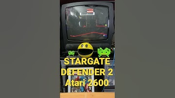 STARGATE Defender 2 Atari 2600. Papa Brad Plays Atari!