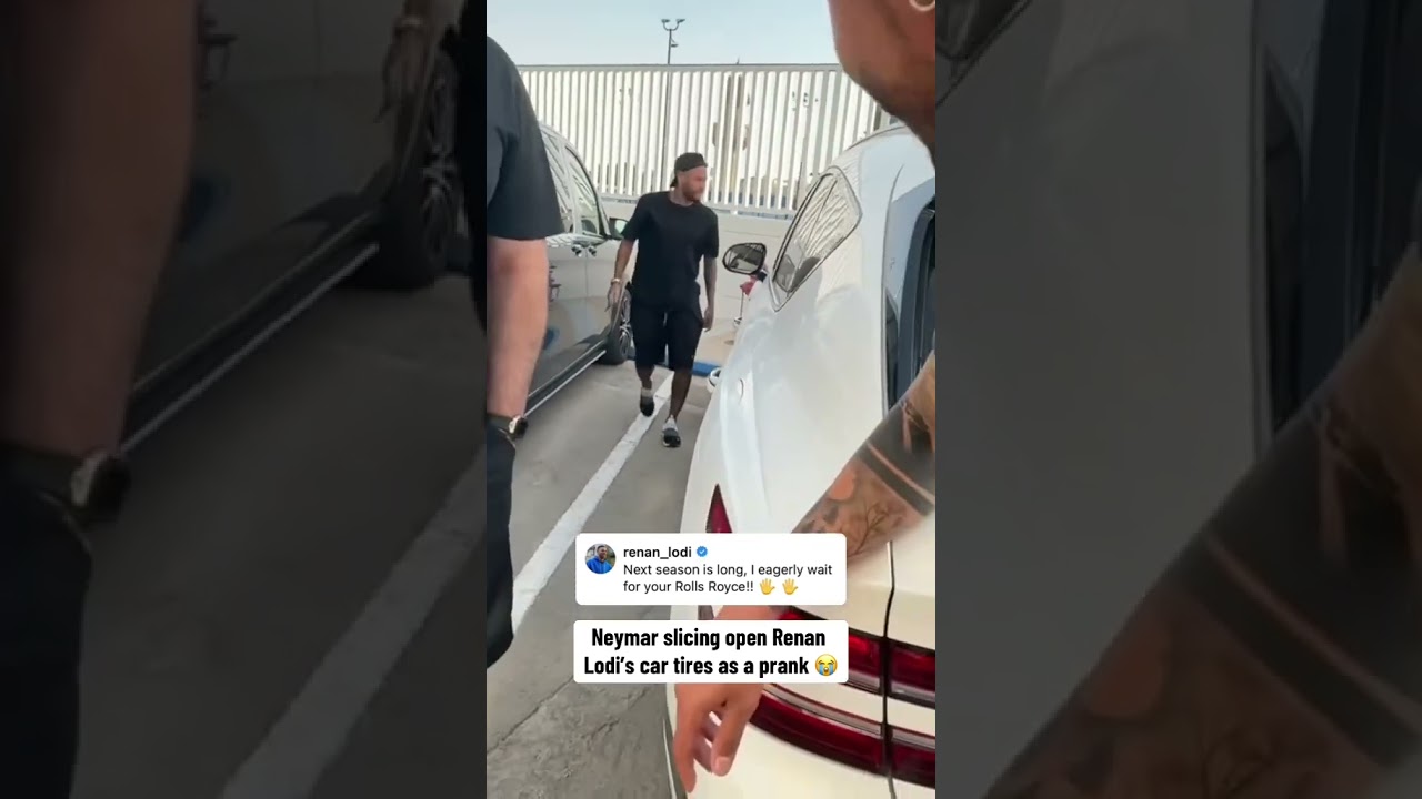 Neymar’s prank may have went too far 😂 (via neymarjr/IG)