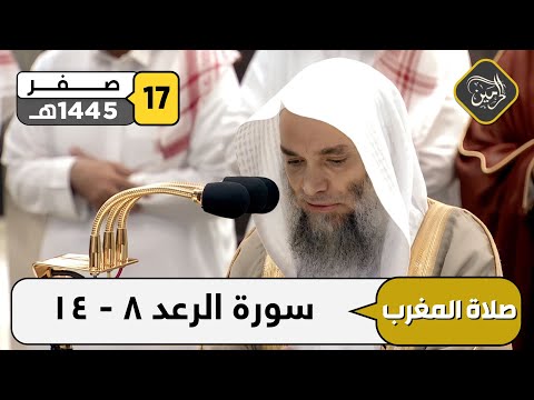 صلاة المغرب للشيخ فيصل غزاوي 17 صفر 1445هـ