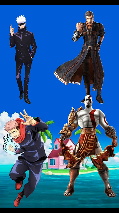 Jujutsu kaisen VS God of War and God Hand who is better who is win #anime #godofwar #godhand #viral