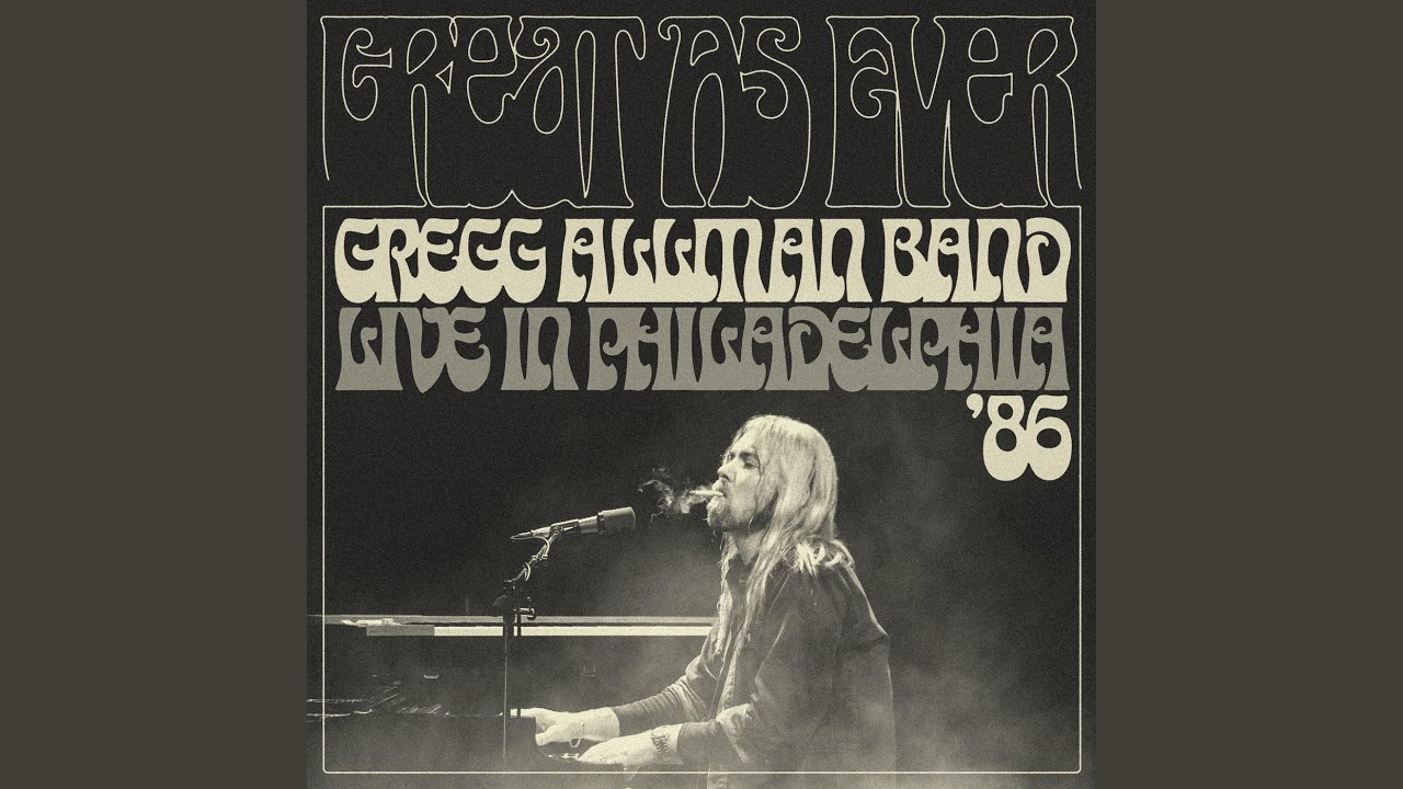 グレッグ・オールマン・バンドのオフィシャル未発表ライヴ盤『Great As