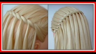 HOW TO DO A SIMPLE WATER FALL BRAID HAIRSTYLE / HairGlamour Styles