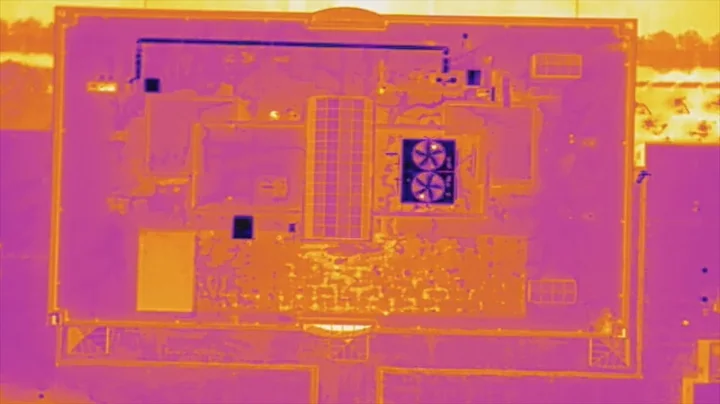 Thermal drone roof scanning drone detects moisture...