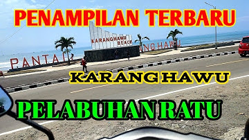 WAJAH BARU PANTAI KARANG HAWU #motovlogindonesia #wisataalamsukabumi