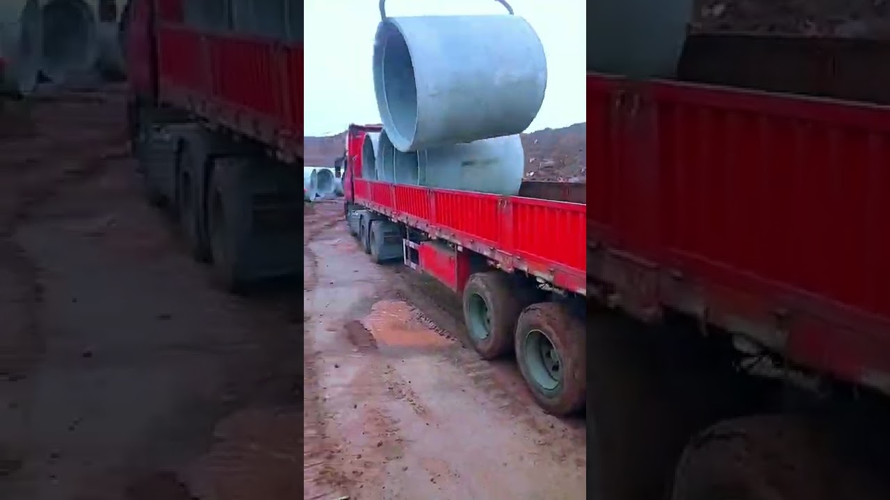 Lifting and unloading tools for cement pipes- Good tools and machinery make work easy