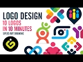 Logo Design, 10 Simple Logos In 10 Minutes