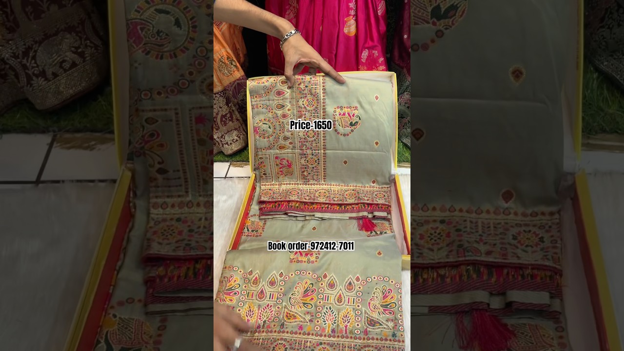 A very beautiful pure pasmina silk Saree 