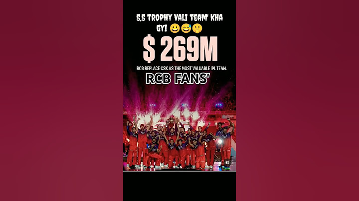 The Most Valuable Team in IPL