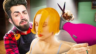 SIMULADOR DE SER PELUQUERO BARBERO 😂 | Hairdresser Simulator screenshot 2