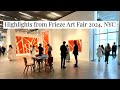 Highlights from frieze art fair 2024 new york city  contemporary art