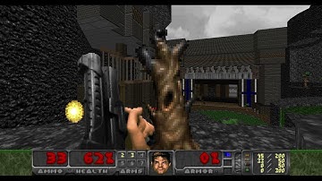 Freedoom1 0.12.1 Full Walkthrough - C1M1 (Outer Prison)