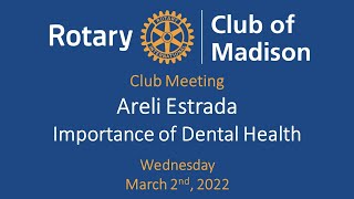 March 2, 2022 Guest Speaker Areli Estrada