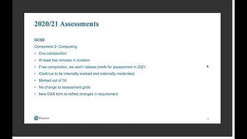Pearson Edexcel GCSE Music and A level Music 2021 support session 2