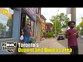 Toronto walk in the Dupont St and Dundas area starting at Lansdowne station going to Keele Station