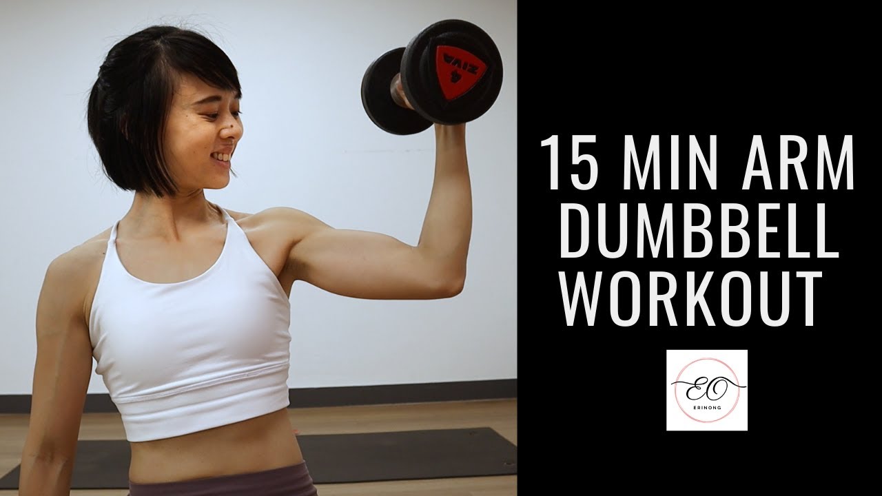 15 Min DUMBBELL ARMS & SHOULDER Workout - Follow Along | No Repeat ...