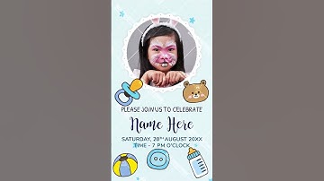 Birthday Invitation Video | Online Birthday Invitation Templates | NRA - 124