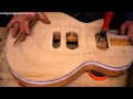 How to carve a Les Paul style guitar top.. by hand! pt 1 tools & rough carving