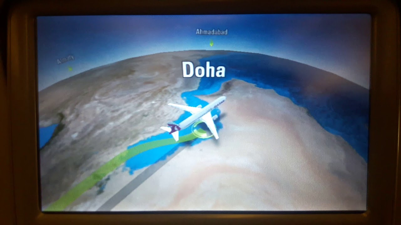  Passenger Display Screen Qatar Airways Economy Class YouTube