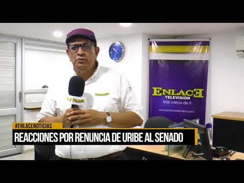 Reacciones en Barrancabermeja por renuncia de Uribe al Senado