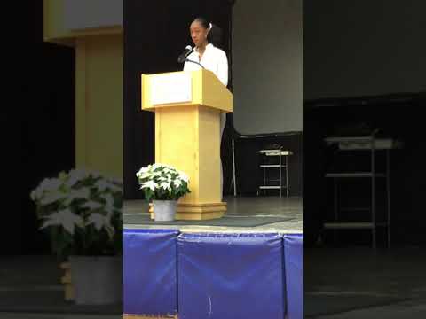 Elizabeth’s Senior Speech at Atlanta Girls School