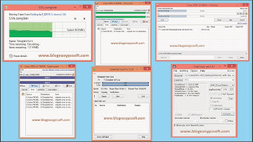 Windows 8.1 vs UltraCopier vs Teracopy vs SuperCopier4 vs ExtremeCopy vs FastCopy